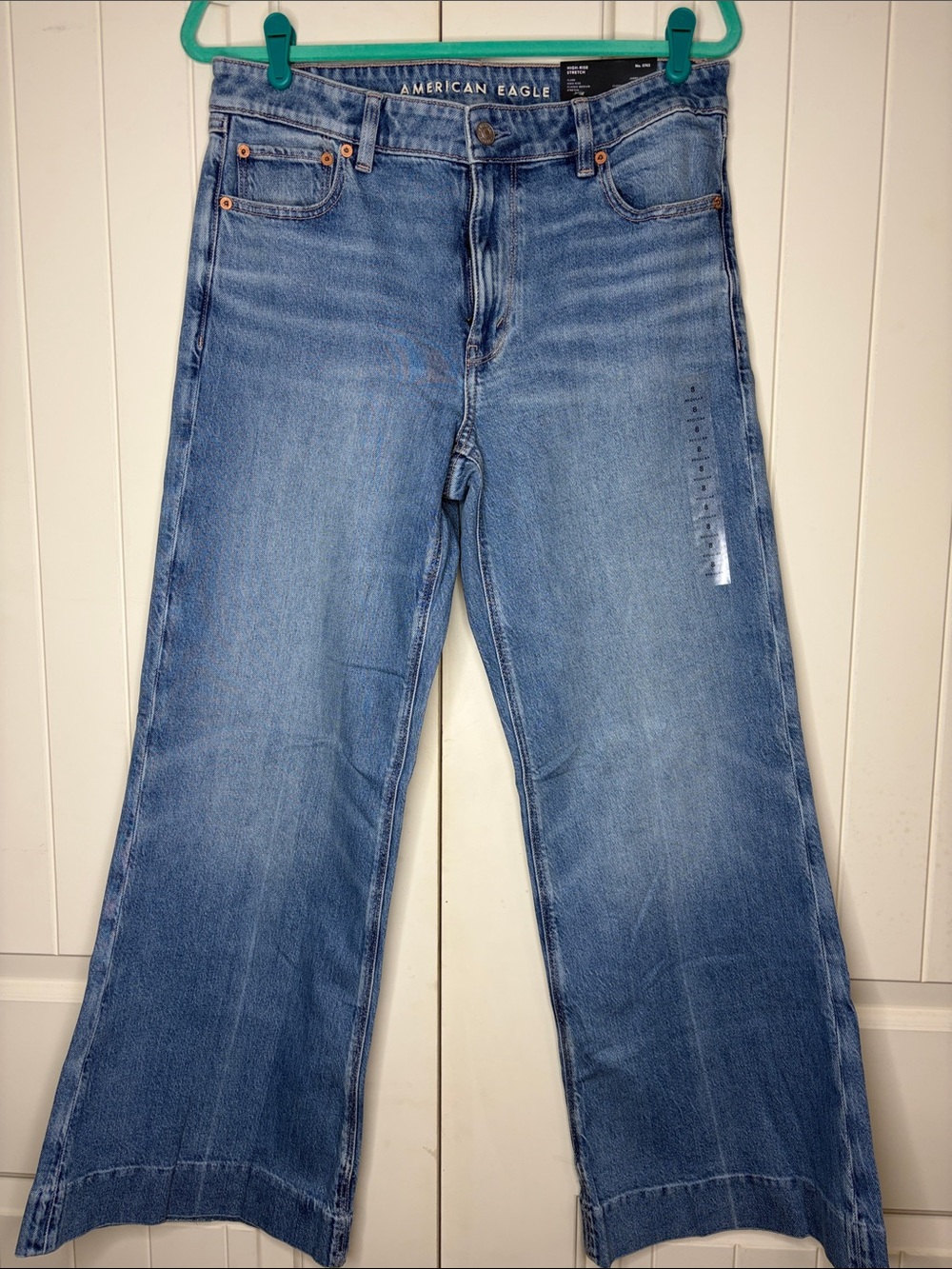 American Eagle Outfitters High Rise Flare Stretch Jeans New Size 8